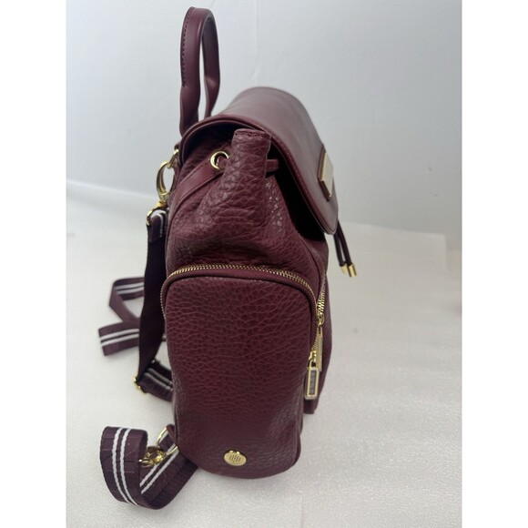DKNY Rapture Faux Leather Backpack in Wine - Picture 5 of 9